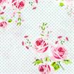 Birch Fabric - Fabric Gutermann X Birch Summer Loft Roses 110cm X 10Mt 100% Co White-Soft Green-152